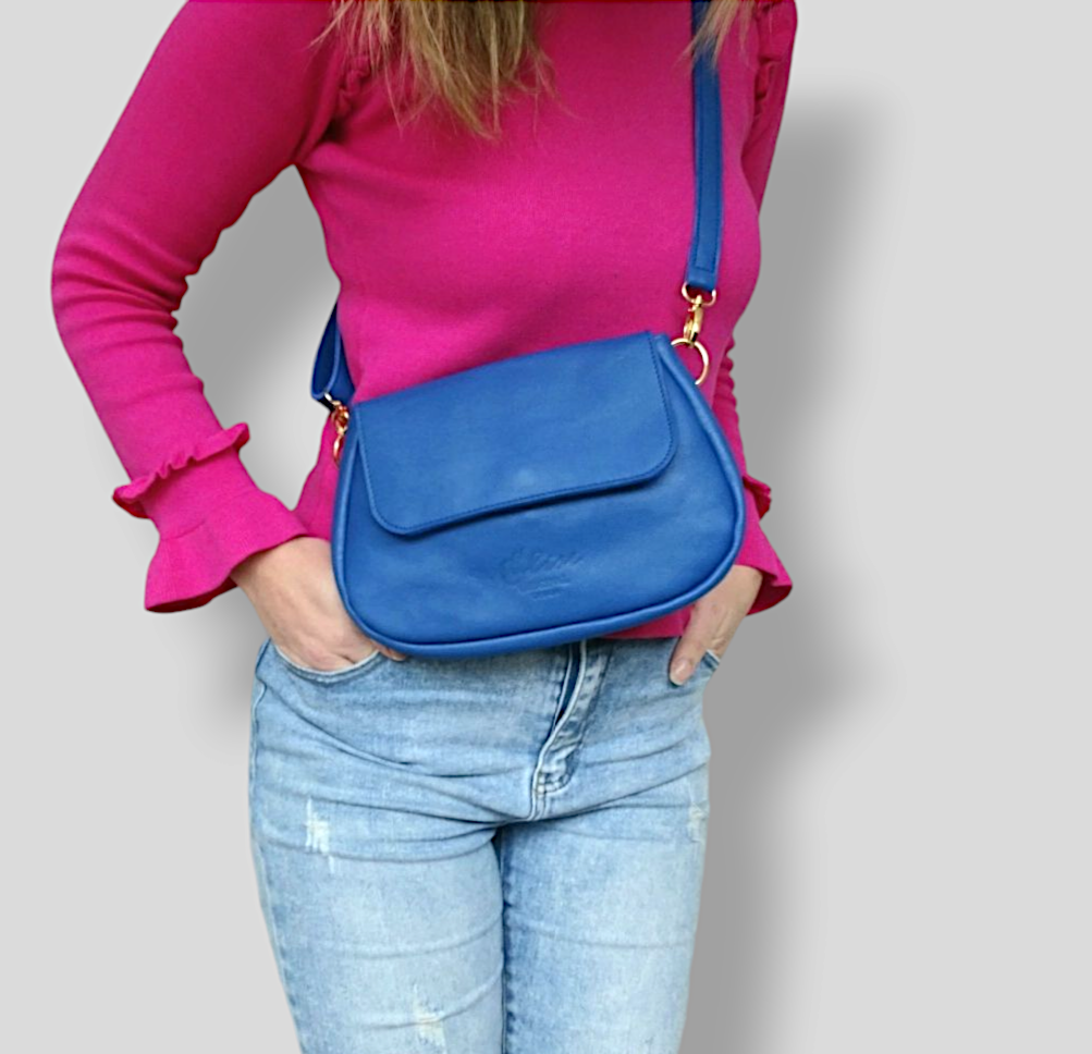 Saddle bag blauw