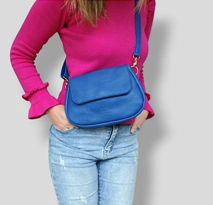 Saddle bag blauw